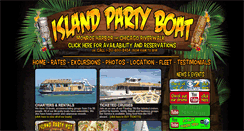 Desktop Screenshot of islandpartyboat.com